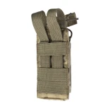 Одинарный эластичный подсумок под магазины АК/АR открытого типа. Крепление MOLLE. Пиксель (мм-14) 2