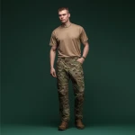 Комплект футболок (3 шт.) AIR Coolmax без логотипу. Легкі та добре відводять вологу. Койот 6