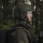 Підсумок для рації. Кріплення Molle. Cordura 1000. Колір Чорний 8