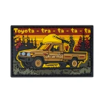 Патч (шеврон) "Toyota-tra-ta-ta-ta" от Ukrarmor. Мягкий ПВХ пластик