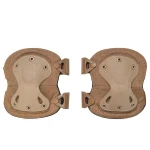 Наколенники тактические Defcon 5. Эластичный пластик, анатомически изогнутые. Койот