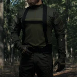 Плечові ремені для тактичного пояса. Кріплення Molle. Чорний 3