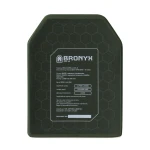 Керамічна бронеплита 6 класу Bronyx. Вага 3.25 кг. Розмір L (26х33 см)