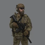 Активные наушники Earmor M31H (Helmet version) с креплением ARC rail. Койот 9