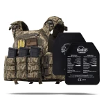 Бронежилет 6-го класса (PRO). Вес 5.7 кг. Керамические плиты Shield Germany 2.65 кг. Пиксель (мм-14)