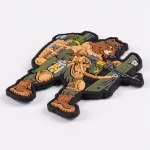 Патч (шеврон) «Tactical Wild Boar» від Brand Element. М’який ПВХ пластик 4