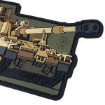 Патч (шеврон) «M109 Paladin» від Patch hunter. М’який ПВХ пластик. Койот 3