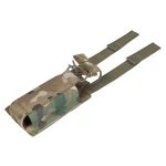 Одинарный эластичный подсумок под магазины АК/АR открытого типа. Крепление MOLLE. Мультикам 7