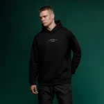 Худи M1 Mono коллекция NAME. Cotton and polyester. Цвет Черный 2