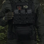 Сумка-напашник PRO 2-го класса защиты. Размер L (16х22 см). Материал Cordura 1000. Черный 3