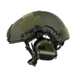 Активні навушники Earmor M31H (Helmet version) з кріпленням ARC rail. Олива 7