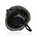 Шолом Mich 2000 з НВМПЕ Ops Core олива. Рівень захисту NIJ IIIA 6