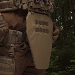 Противоосколочный фартук 2-го класса защиты (с баллистическим пакетом). Размер XL. Койот 5