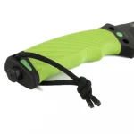 Ніж Ganzo G8012V2 зелений з паракордом та кресалом. Вуглецева сталь 3