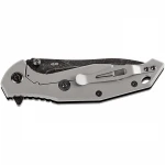 Ніж розкладний SKIF Adventure II BSW. Чорне лезо. Довжина 223 мм. Чорний. 6