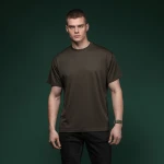 Комплект футболок (3 шт.) AIR Coolmax без логотипу. Легкі та добре відводять вологу. Койот/олива/чорний 6