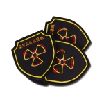 Шеврон (нашивка) S.T.A.L.K.E.R., 8.5х8 см. Помаранчево-чорний 4