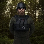 Одинарный подсумок под магазины АК/АR (тканевый). Черный 6