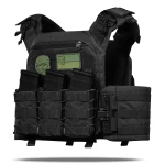 Бронежилет 6-го класу (PRO). Вага 6.3 кг. Керамічні плити 2.9 кг. Чорний 3