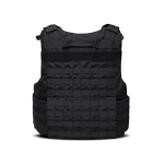 Боевой бронежилет IBV-1. Вес 3.6 кг. Увеличенная площадь защиты. Черный. L/XL 12