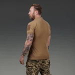 Футболка-поло тактична Ukrarmor Polo Reflex. Cotton. Колір Койот 3