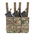 Тройной подсумок под магазины АК/АR. Cordura 500D. Molle. Мультикам 3