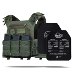Бронежилет 6-го класса (PRO). Вес 5.7 кг. Керамические плиты Shield Germany 2.65 кг. Олива