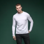Кофта-лонгслив Ukrarmor Pulse Longsleeve. Cotton and Elastane. Белый 7