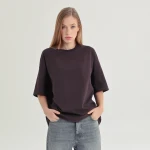 Футболка «Живи» от Rift. Oversize. Шоколадный 6