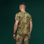 Футболка сітчаста AIR Coolmax без логотипу. Легка та добре відводить вологу. Піксель (мм-14) 4