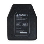 Полиэтиленовые бронеплиты 3 класса Bronyx (комплект). Вес 2.84 кг. Размер М (25х30 см) 2