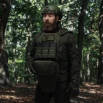 Сумка-напашник стандартная 1-го класса защиты. Материал Cordura 1000. Олива 4