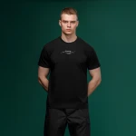 Футболка Basic Military T-Shirt из коллекции NAME. Cottone/Elastane, черный 2