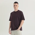 Футболка «Живи» от Rift. Oversize. Шоколадный 2