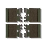 Змінні бокові камербанди (чохли) для плитоноски. Розмір XL, 40х16 см. Олива 6