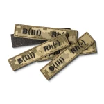 Шеврон (нашивка) група крові B(III) Rh(-), 2.5 х 12.5 см. Піксель (мм-14) 4