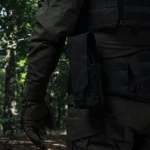 Подвійний закритий підсумок з клапаном під магазини АК/АR. Чорний 7