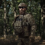 Сумка-напашник стандартная 1-го класса защиты. Материал Cordura 1000. Пиксель (мм-14) 4