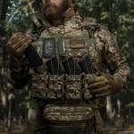 Подсумок одинарный пластиковый для магазина АК/AR. Пиксель (ММ-14) 4