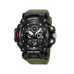 Тактические наручные часы Skmei 2226. Влагостойкий корпус. Army Green