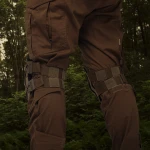 Наколенники тактические Defcon 5. Эластичный пластик, анатомически изогнутые. Койот 4