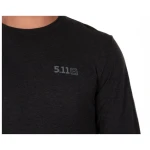 Кофта-лонгслив 5.11 Tactical Trublend Legacy Tee. Цвет black heather 5