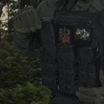 Подсумок одинарный пластиковый для магазина АК/AR. Черный 5