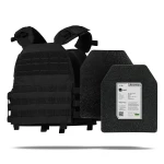 Бронежилет 4-го класса (M.V.P.). Вес 7.1 кг. Стальные плиты 3.4 кг. Черный