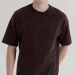 Футболка «Живи» от Rift. Oversize. Шоколадный 5