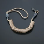 Шнур страхувальний Standard з воронованим карабіном. Навантаження до 50 кг. Койот 2