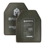 Керамическая бронеплита 5 класса Bronyx. Вес 2.98 кг. Размер L (26х33 см) 2