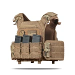 Бронежилет 3 уровня NIJ (PRO). Вес 3.5 кг. Полиэтиленовые плиты PGD-LW+ SAPI 1.5 кг. Койот 11