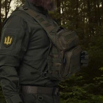 Рюкзак однолямочный Mil-Tec "One strap assault pack". Олива. 3