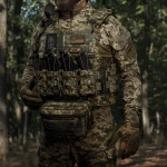 Подсумок одинарный пластиковый для магазина АК/AR. Пиксель (ММ-14) 5